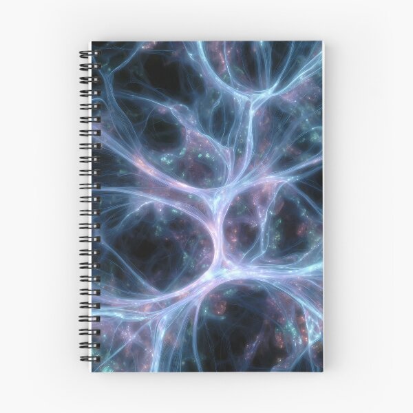 Item preview, Scifi Theme Bluish Purple Texture of Asymmetrical Glowing Biological Neuron Synapses (image size 7840x11680) designed and sold by Digital-Davinci.