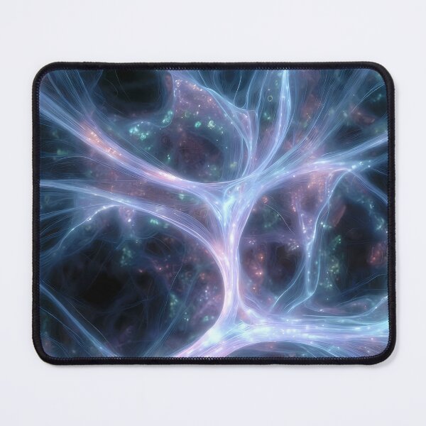 Item preview, Scifi Theme Bluish Purple Texture of Asymmetrical Glowing Biological Neuron Synapses (image size 7840x11680) designed and sold by Digital-Davinci.
