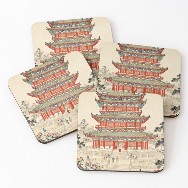 Item preview, Majestic Ancient Chinese Tower and Hanfu Life designed and sold by zzz888.