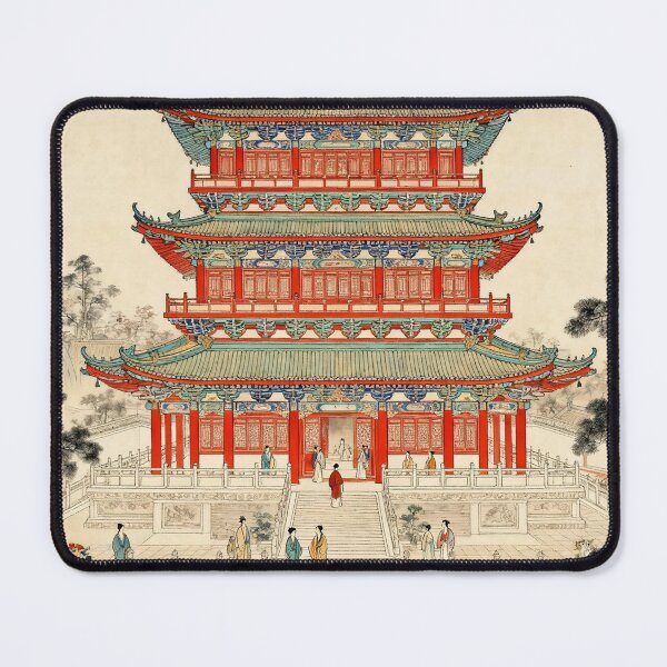 Item preview, Majestic Ancient Chinese Tower and Hanfu Life designed and sold by zzz888.