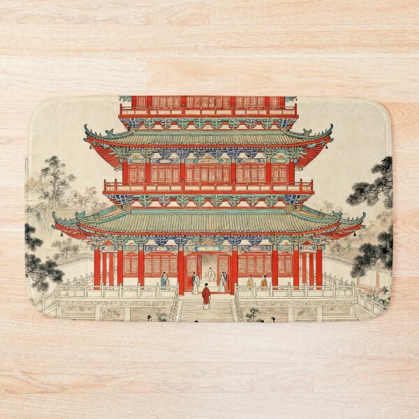 Item preview, Majestic Ancient Chinese Tower and Hanfu Life designed and sold by zzz888.