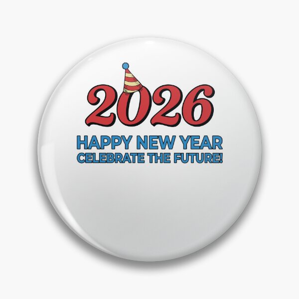 Artikelvorschau, 2026 Frohes Neues Jahr! Feiert die Zukunft! entworfen und verkauft von LuminOrb.
