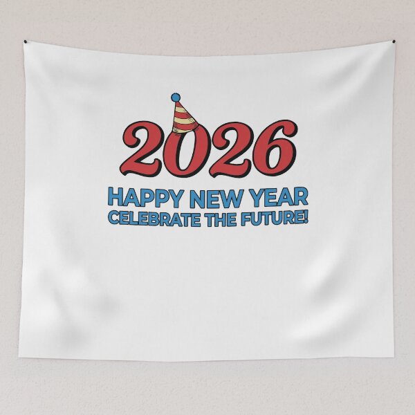 Item preview, 2026 Happy New Year Celebrate Future designed and sold by LuminOrb.