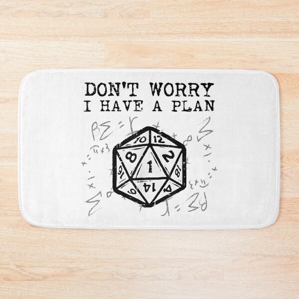 Item preview, Don't worry i have a plan funny tabletop gamer designed and sold by CameronTheBro.