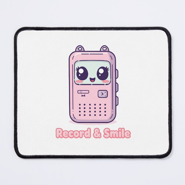 Item preview, Record & Smile – Cute Kawaii Voice Recorder Buddy designed and sold by Smile-AlNo.
