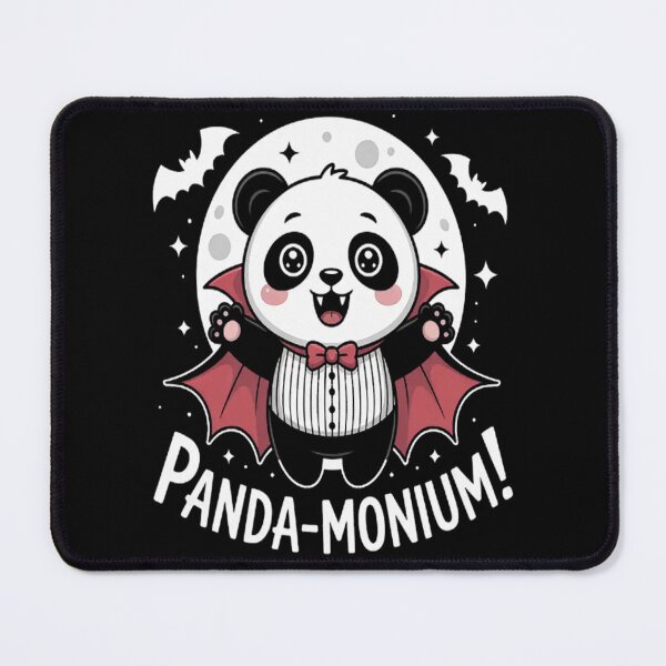 Item preview, Panda-monium, Pun Panda Vampire Halloween designed and sold by gandebro.
