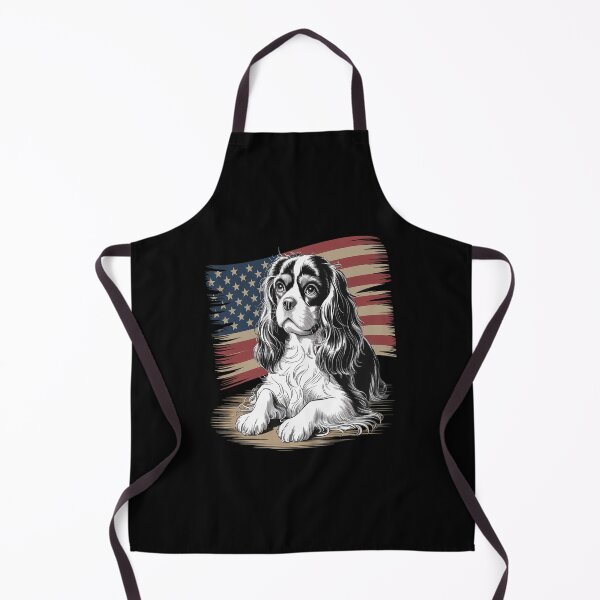 Item preview, Cavalier King Charles Spaniel American USA Flag 4th of July designed and sold by repconomArt.