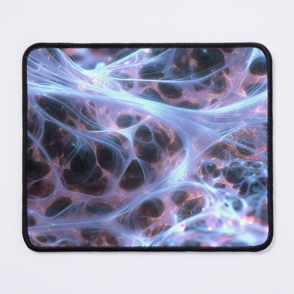 Item preview, Scifi Theme Bluish Purple Texture of Asymmetrical Glowing Biological Neuron Synapses (image size 7840x11680) designed and sold by Digital-Davinci.