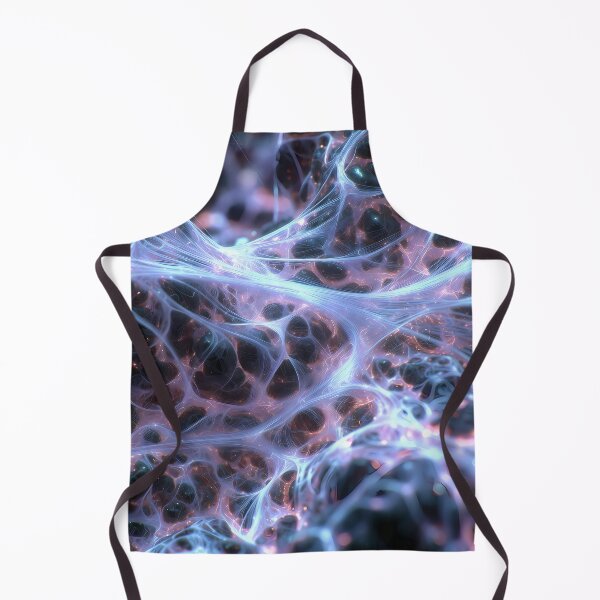 Item preview, Scifi Theme Bluish Purple Texture of Asymmetrical Glowing Biological Neuron Synapses (image size 7840x11680) designed and sold by Digital-Davinci.