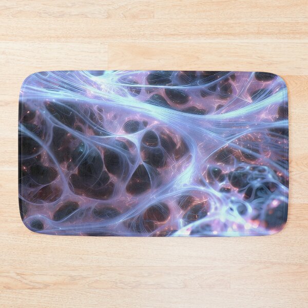 Item preview, Scifi Theme Bluish Purple Texture of Asymmetrical Glowing Biological Neuron Synapses (image size 7840x11680) designed and sold by Digital-Davinci.