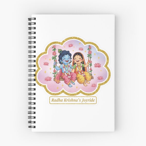 Item preview, Eternal Love of Radha Krishna | Divine Embrace with Angelic Floral Wings designed and sold by InnerDivineSoul.