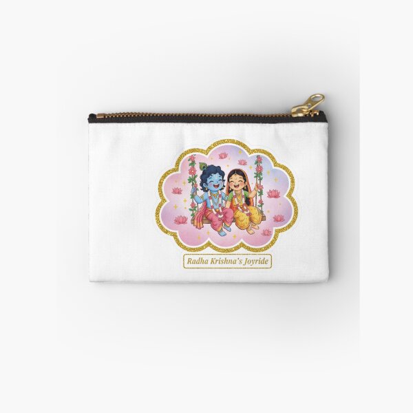 Item preview, Eternal Love of Radha Krishna | Divine Embrace with Angelic Floral Wings designed and sold by InnerDivineSoul.