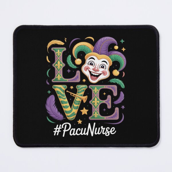 Item preview, LOVE Mardi Gras PACU Nurse Funny Carnival Party Men Women designed and sold by repconomArt.