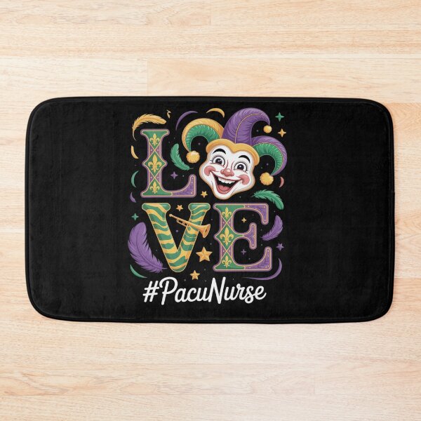 Item preview, LOVE Mardi Gras PACU Nurse Funny Carnival Party Men Women designed and sold by repconomArt.