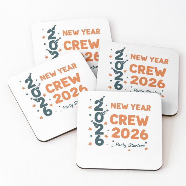 Item preview, 2026 New Year Crew Party Starters Fun designed and sold by LuminOrb.