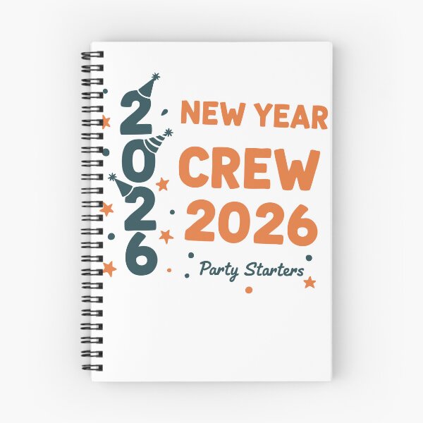 Item preview, 2026 New Year Crew Party Starters Fun designed and sold by LuminOrb.