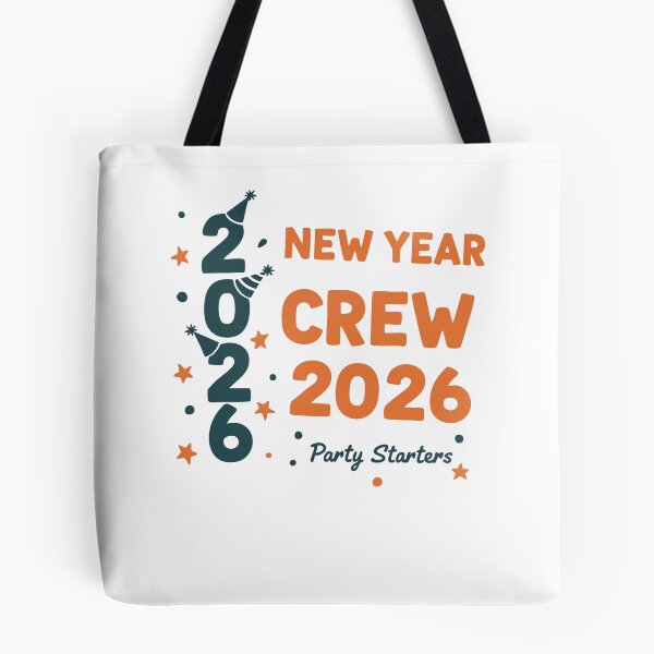 Item preview, 2026 New Year Crew Party Starters Fun designed and sold by LuminOrb.