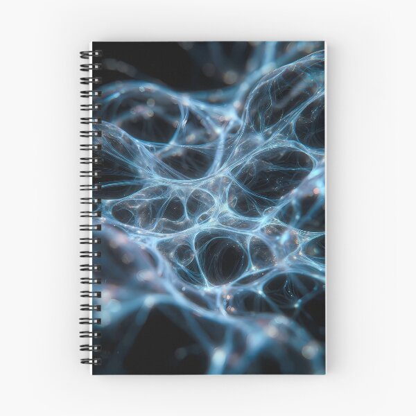 Item preview, Scifi Theme Bluish Purple Texture of Asymmetrical Glowing Biological Neuron Synapses (image size 7840x11680) designed and sold by Digital-Davinci.