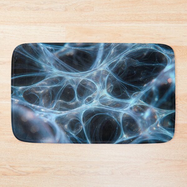 Item preview, Scifi Theme Bluish Purple Texture of Asymmetrical Glowing Biological Neuron Synapses (image size 7840x11680) designed and sold by Digital-Davinci.