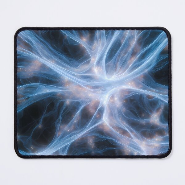 Item preview, Scifi Theme Bluish Purple Texture of Asymmetrical Glowing Biological Neuron Synapses (image size 7840x11680) designed and sold by Digital-Davinci.
