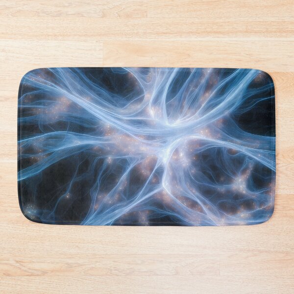 Item preview, Scifi Theme Bluish Purple Texture of Asymmetrical Glowing Biological Neuron Synapses (image size 7840x11680) designed and sold by Digital-Davinci.
