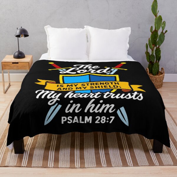 Item preview, Psalm 28:7 The LORD is my Strength and my Shield designed and sold by plushism.