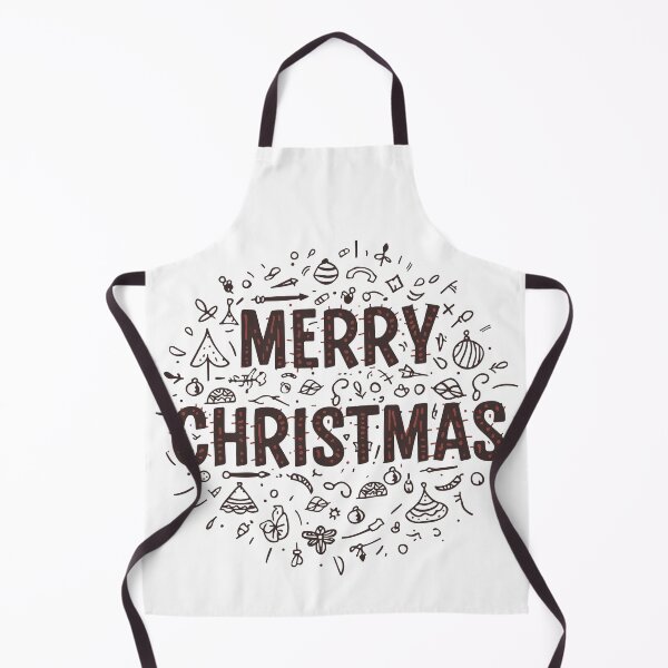 Item preview, Merry Christmas Doodle Typography Design designed and sold by DavidTeeStudio.