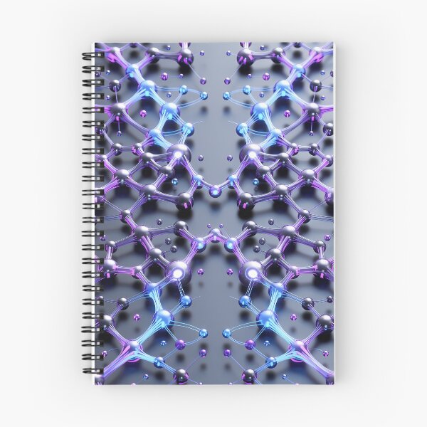 Item preview, Scifi Theme Bluish Purple Texture of Asymmetrical Glowing Biological Neuron Synapses (image size 7840x11680) designed and sold by Digital-Davinci.