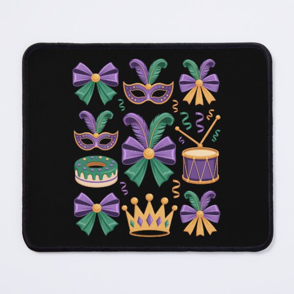 Item preview, Mardi Gras Coquette Bow designed and sold by repconomArt.