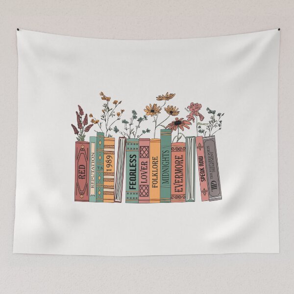 Item preview, Albums As Books TL Swiftie  Trendy Floral Book Lover  designed and sold by LeonieAbbott.