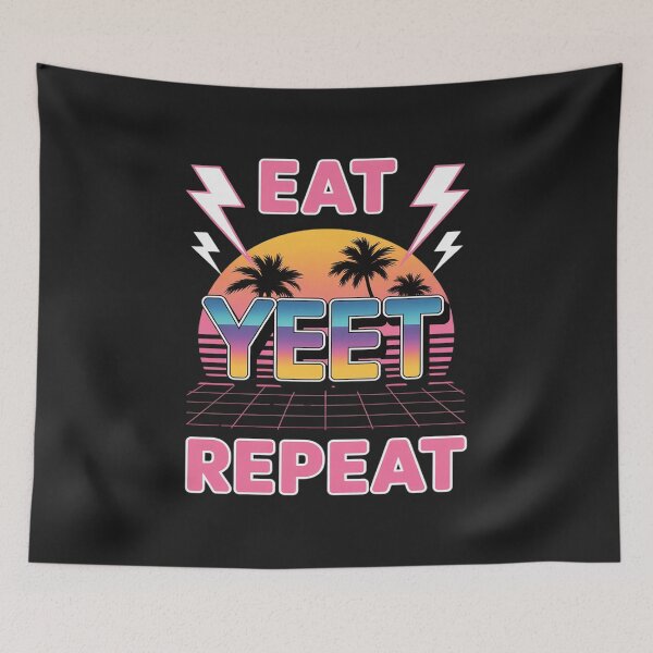 Item preview, Eat Sleep Yeet Repeat Pink Ver designed and sold by GaryBellcvbnb.