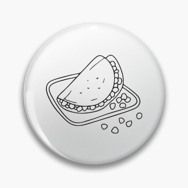 Item preview, A tortilla beside scattered corn kernels on a tray designed and sold by rasagamastore.