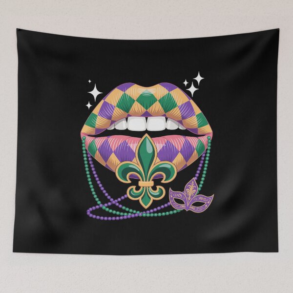 Item preview, Mardi Gras Lip Women Costume Funny for Women Girl designed and sold by repconomArt.