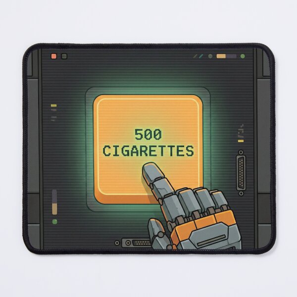 Item preview, 500 Cigarettes - Retro Sci-Fi Vending Machine designed and sold by ryanguas.