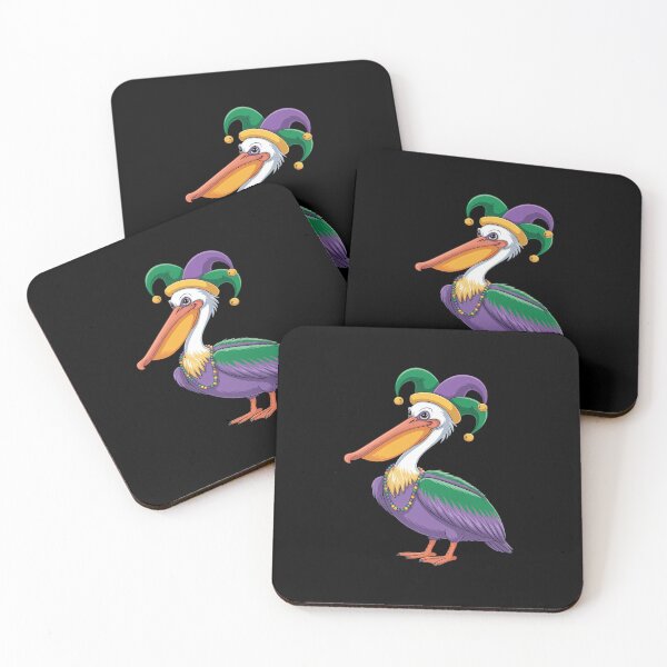 Item preview, Mardi Gras Pelican Louisiana Parade Animal Lover Mens Womens designed and sold by repconomArt.