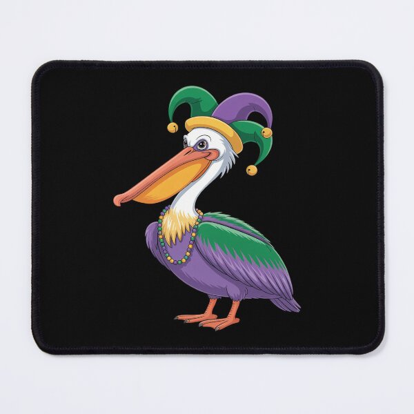 Item preview, Mardi Gras Pelican Louisiana Parade Animal Lover Mens Womens designed and sold by repconomArt.