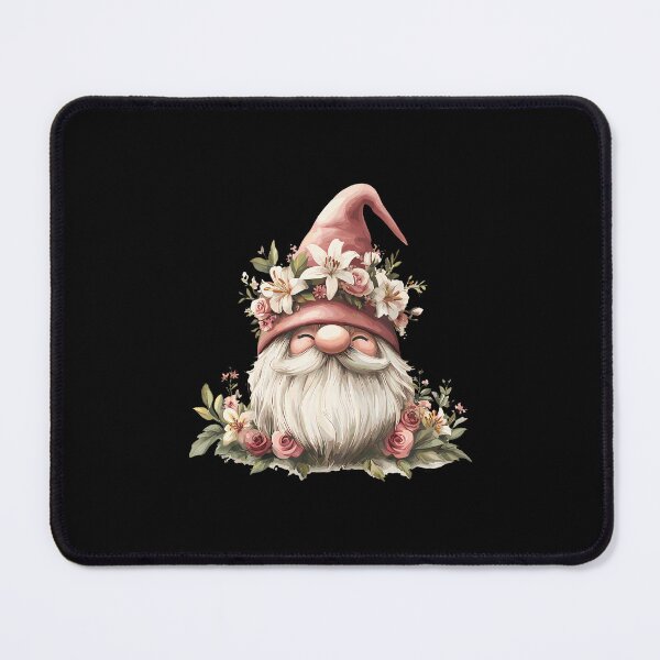 Item preview, Adorable Floral Gnome With Pink Hat designed and sold by AdellBridgett.
