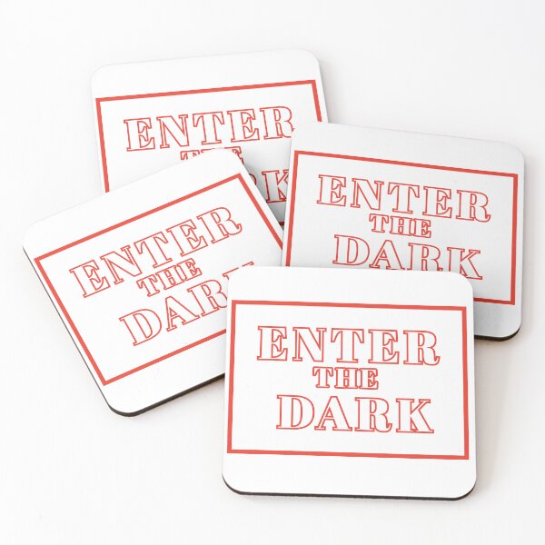 Item preview, Enter The Dark – Horror Retro Typography Aesthetic Design designed and sold by THE RILONA.
