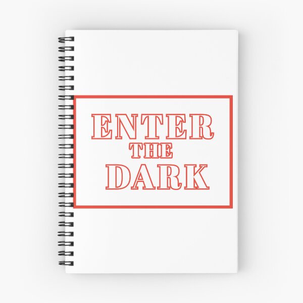 Item preview, Enter The Dark – Horror Retro Typography Aesthetic Design designed and sold by THE RILONA.