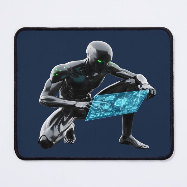 Item preview, Elite Cyberpunk Android - Holographic Data Interface designed and sold by Dakson Design - Fantasy Art.