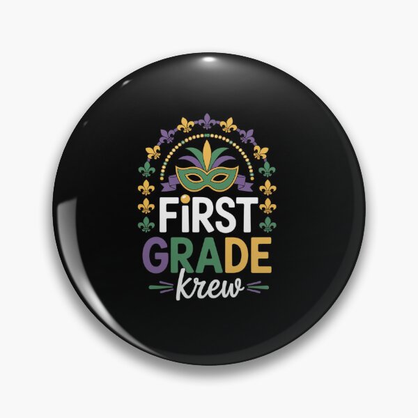 Item preview, Mardi Gras Teacher First Grade Krewe Rainbow Leopard NOLA Men Women designed and sold by repconomArt.