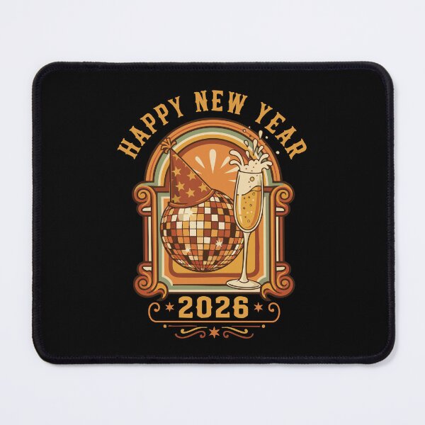 Item preview, Happy New Year 2026 Celebration Vibes designed and sold by LuminOrb.