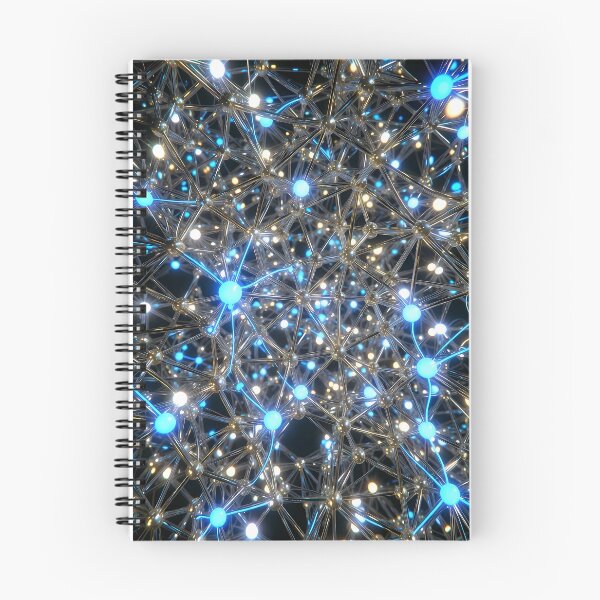 Item preview, Scifi Theme Bluish Purple Texture of Asymmetrical Glowing Biological Neuron Synapses (image size 7840x11680) designed and sold by Digital-Davinci.