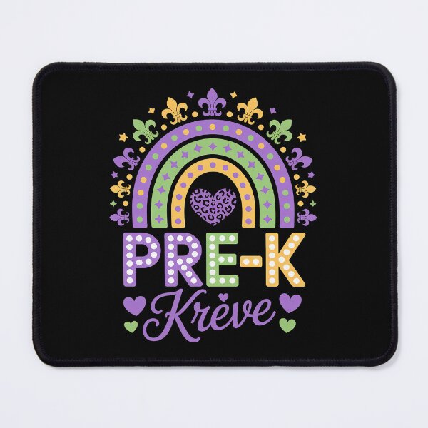 Item preview, Mardi Gras Teacher Pre-K Krewe Rainbow Leopard Carnival Men Women Kids designed and sold by repconomArt.