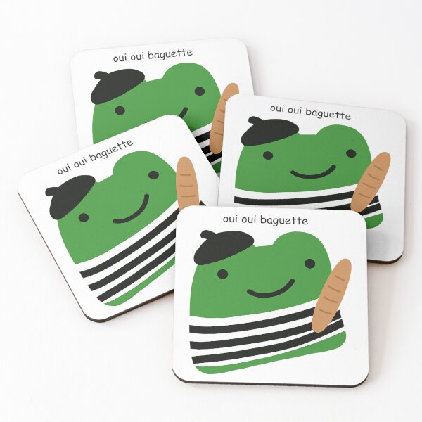 Item preview, Oui Oui Baguette French Frog designed and sold by AyersegOver.