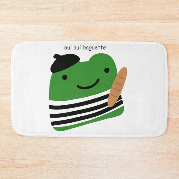 Item preview, Oui Oui Baguette French Frog designed and sold by AyersegOver.