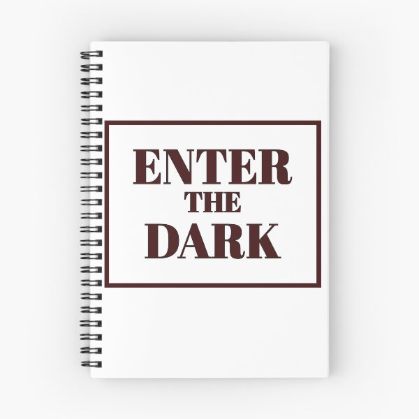 Item preview,  Enter The Dark – Horror Retro Typography Aesthetic Design designed and sold by THE RILONA.