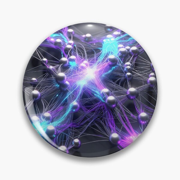 Item preview, Scifi Theme Bluish Purple Texture of Asymmetrical Glowing Biological Neuron Synapses (image size 7840x11680) designed and sold by Digital-Davinci.