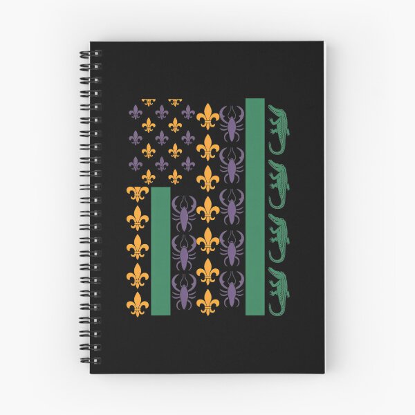 Item preview, Mardi Gras USA American Flag Crawfish Alligator Mardi Gras designed and sold by repconomArt.