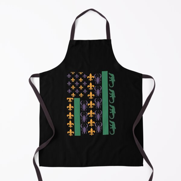 Item preview, Mardi Gras USA American Flag Crawfish Alligator Mardi Gras designed and sold by repconomArt.